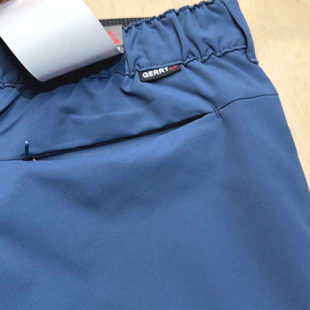 Gerry Tech Shorts Mens 40 Blue 2-Way Stretch UV Protection Hiking Casual NEW - Picture 5 of 10